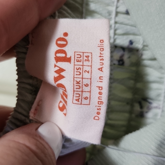 The Night Dress in Mint Floral - Picture 7 of 7